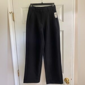 NWT - Hugh Waisted Taylor Wide Leg Trouser from Old Navy, size XS, black